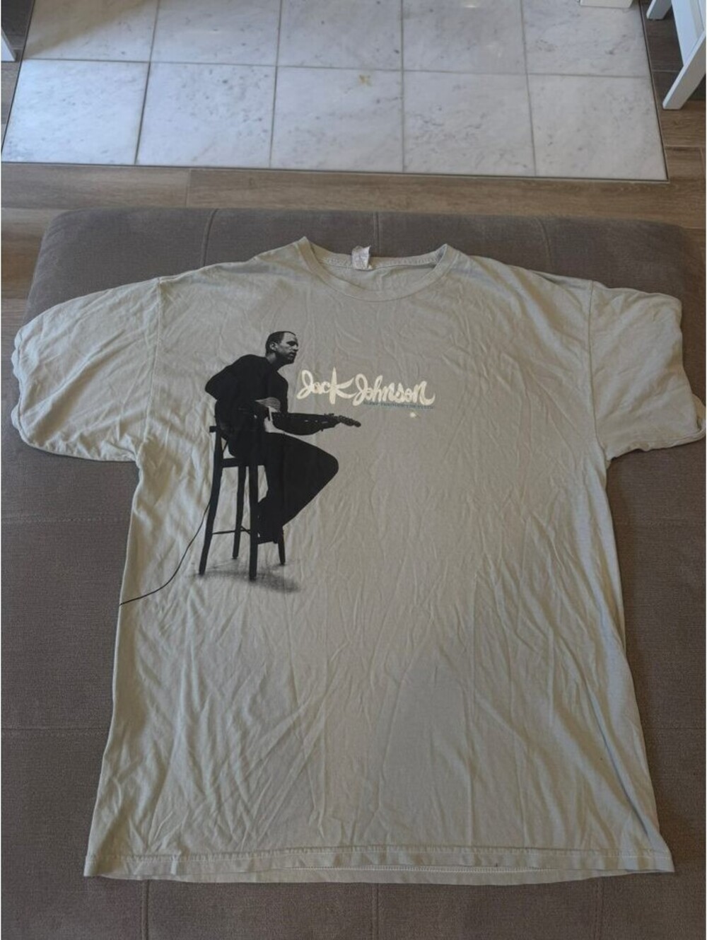 Jack Johnson Sleep Through The Static Concert Band Tee M